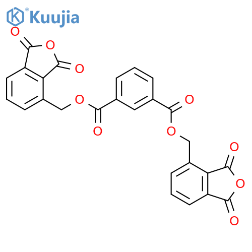 1,3-Benzenedicarboxylic acid,bis[(1,3-dihydro-1,3-dioxo-4-isobenzofuranyl)methyl] ester structure
