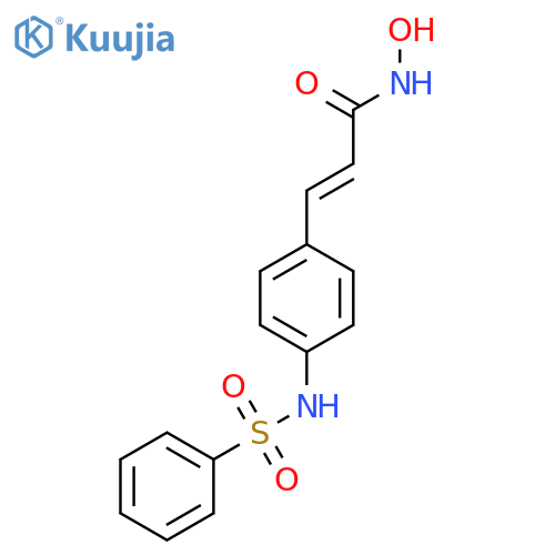 2-Propenamide, N-hydroxy-3-[4-[(phenylsulfonyl)amino]phenyl]- structure
