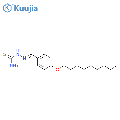 Hydrazinecarbothioamide, 2-[[4-(nonyloxy)phenyl]methylene]- structure