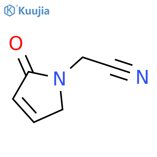 2-(5-Oxo-2H-pyrrol-1-yl)acetonitrile structure