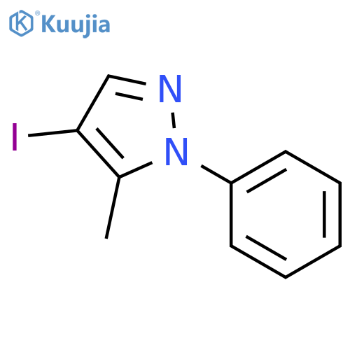 4-Iodo-5-methyl-1-phenyl-1H-pyrazole structure