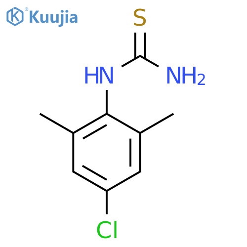 Thiourea, (4-chloro-2,6-dimethylphenyl)- structure