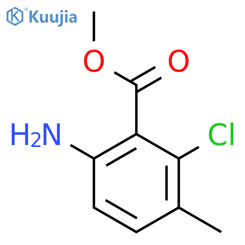 Methyl 6-amino-2-chloro-3-methylbenzoate structure