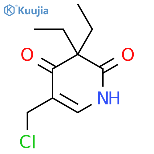 5-(Chloromethyl)-3,3-diethyl-1,2,3,4-tetrahydropyridine-2,4-dione structure