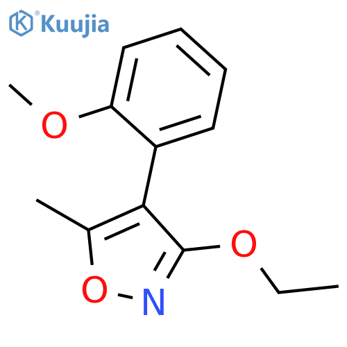 Isoxazole, 3-ethoxy-4-(2-methoxyphenyl)-5-methyl- structure