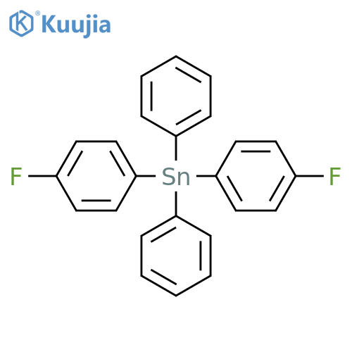 Stannane, bis(4-fluorophenyl)diphenyl- structure