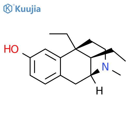 (2S,6S,11R)-6,11-diethyl-3-methyl-1,2,3,4,5,6-hexahydro-2,6-methano-3-benzazocin-8-ol structure