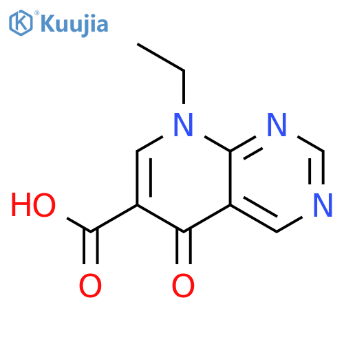 Pyrido[2,3-d]pyrimidine-6-carboxylic acid, 8-ethyl-5,8-dihydro-5-oxo- structure