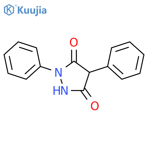 3,5-Pyrazolidinedione,1,4-diphenyl- structure
