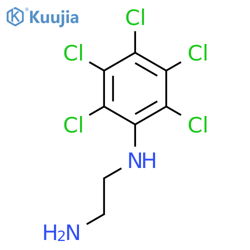 N-(Pentachlorophenyl)ethane-1,2-diamine structure