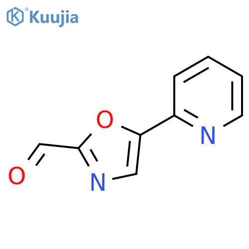 5-Pyridin-2-YL-oxazole-2-carbaldehyde structure