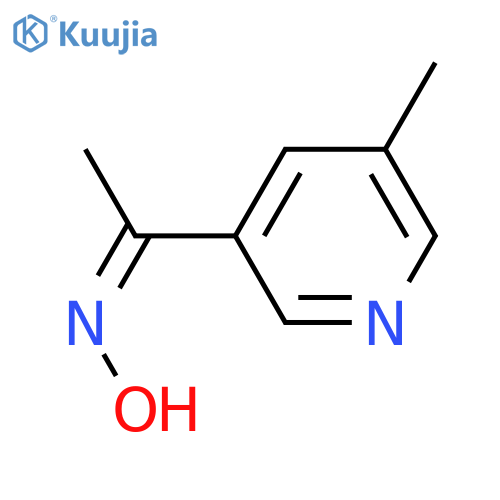 Ethanone,1-(5-methyl-3-pyridinyl)-, oxime structure