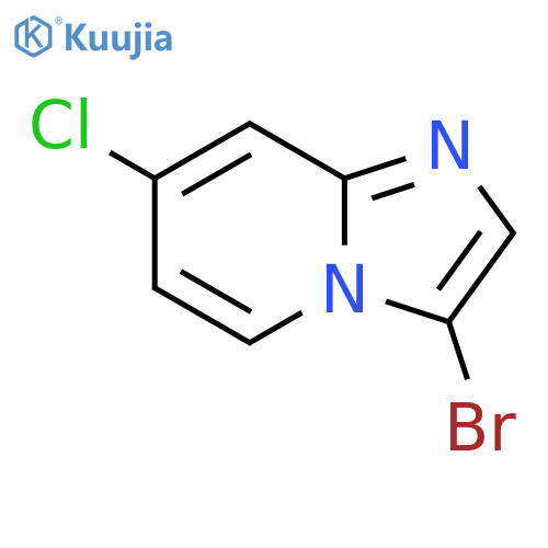 3-Bromo-7-chloroimidazo1,2-apyridine structure