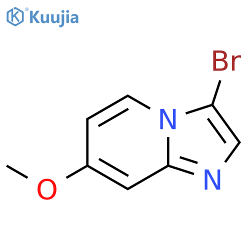 3-Bromoimidazo1,2-apyridin-7-yl methyl ether structure