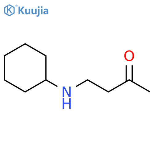 2-Butanone, 4-(cyclohexylamino)- structure