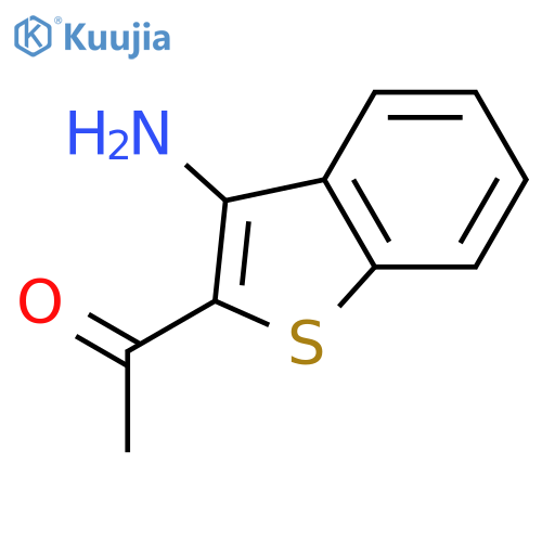 1-(3-amino-1-benzothiophen-2-yl)ethanone structure