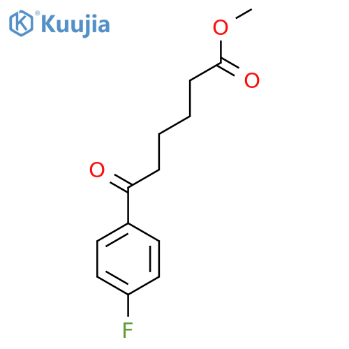 Methyl 6-(4-fluorophenyl)-6-oxohexanoate structure