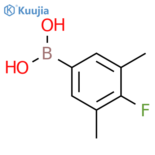 3,5-dimethyl-4-fluoro-phenylboronic acid structure