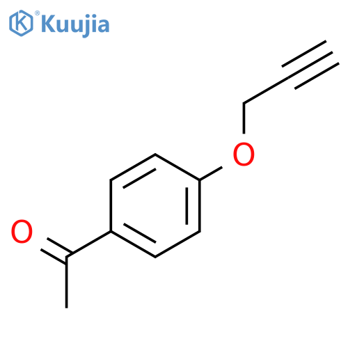 1-4-(2-propynyloxy)phenyl-1-ethanone structure