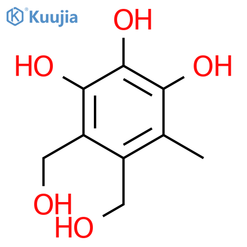 1,2,3-Benzenetriol, 4,5-bis(hydroxymethyl)-6-methyl- (9CI) structure