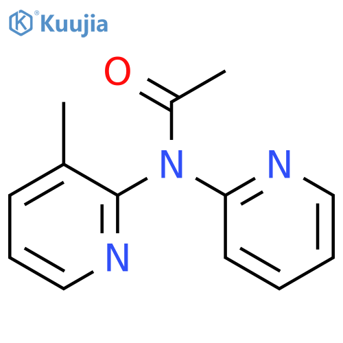 N-(3-Methylpyridin-2-yl)-N-(pyridin-2-yl)acetamide structure