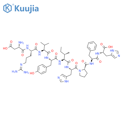 1-9-Angiotensin I,5-L-isoleucine- structure