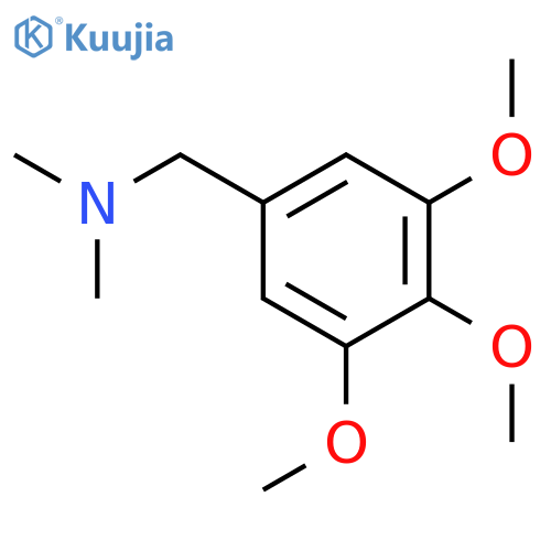 Benzenemethanamine, 3,4,5-trimethoxy-N,N-dimethyl- structure