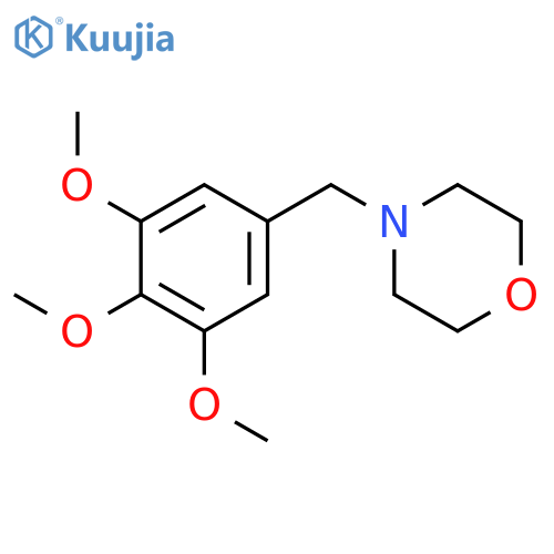 Morpholine, 4-[(3,4,5-trimethoxyphenyl)methyl]- structure