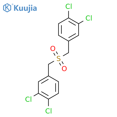 Benzene, 1,1'-[sulfonylbis(methylene)]bis[3,4-dichloro- structure
