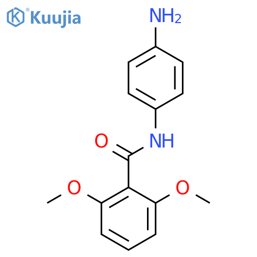 Benzamide, N-(4-aminophenyl)-2,6-dimethoxy- structure