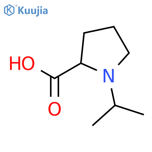 (2S)-1-(propan-2-yl)pyrrolidine-2-carboxylic acid structure