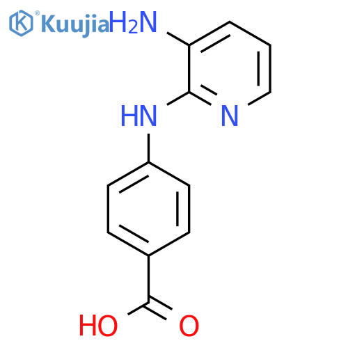 4-((3-Aminopyridin-2-yl)amino)benzoic acid structure