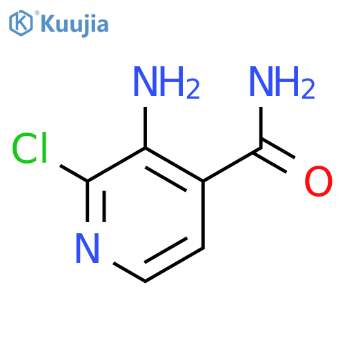 3-Amino-2-chloroisonicotinamide structure