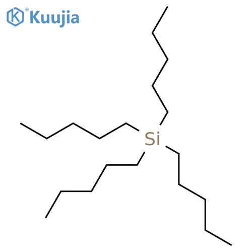 Silane, tetrapentyl structure