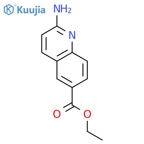 ethyl 2-aminoquinoline-6-carboxylate structure