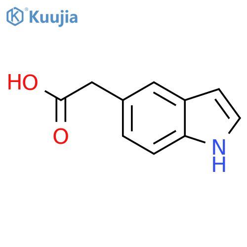 2-(1H-Indol-5-yl)acetic acid structure