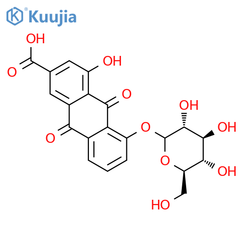 Rhein 8-Glucoside structure