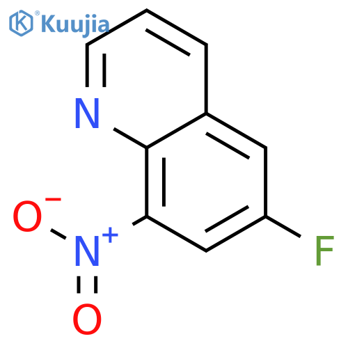 6-Fluoro-8-nitroquinoline structure