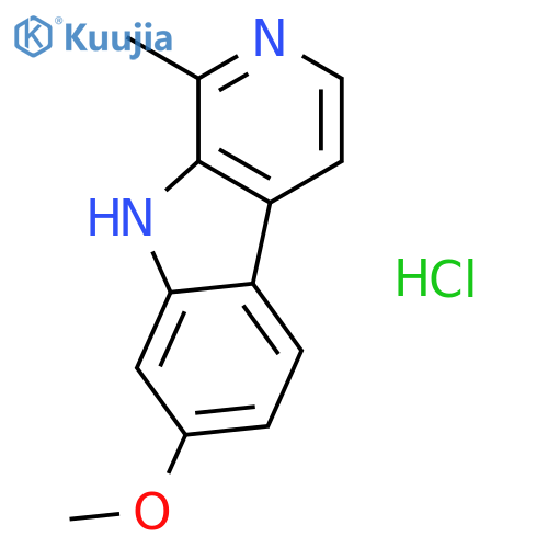 Harmine hydrochloride structure