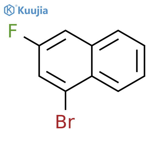 1-bromo-3-fluoro-naphthalene structure