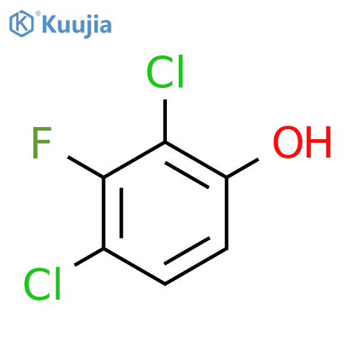2,4-Dichloro-3-fluorophenol structure