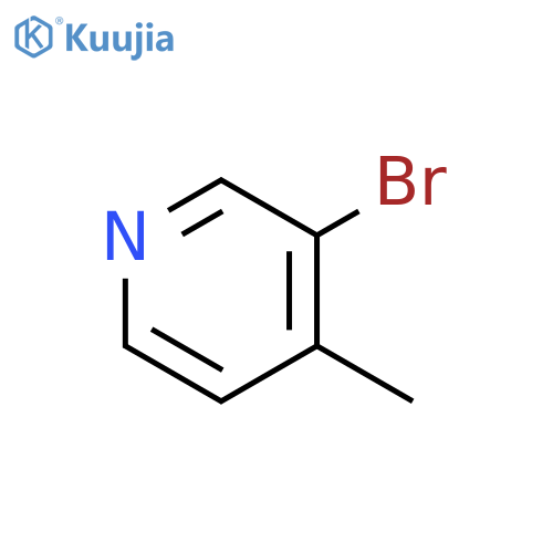 3-Bromo-4-methylpyridine structure
