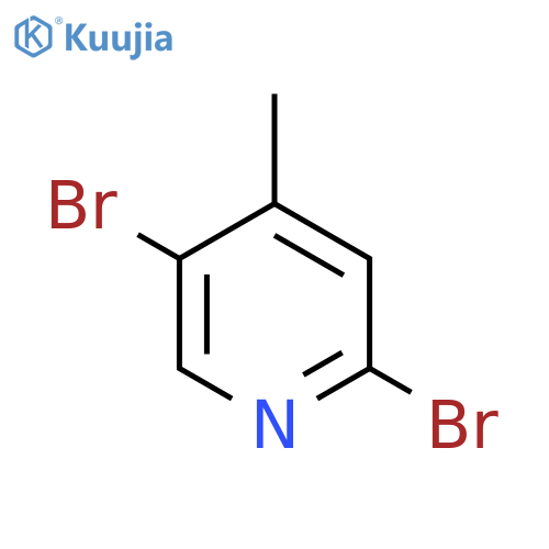 2,5-Dibromo-4-methylpyridine structure