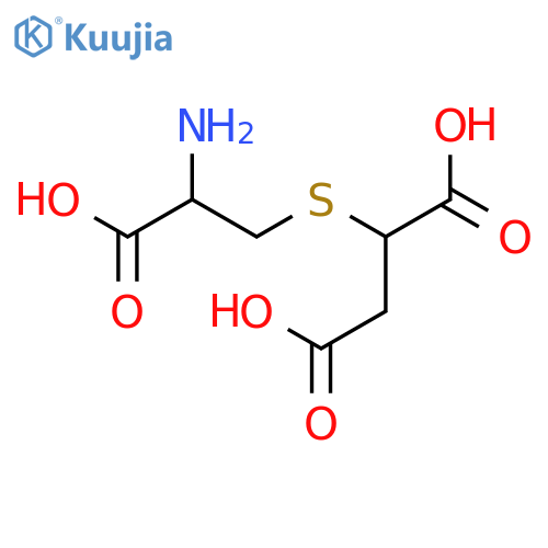 Butanedioic acid,2-[(2-amino-2-carboxyethyl)thio]- structure