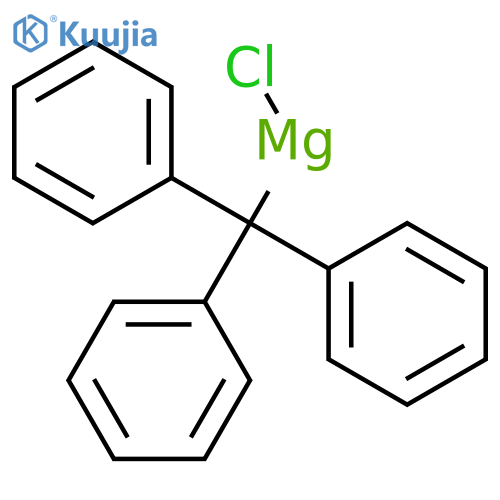 Chloro(triphenylmethyl)magnesium structure