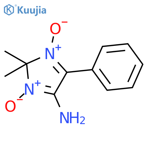 2H-Imidazol-4-amine, 2,2-dimethyl-5-phenyl-, 1,3-dioxide structure