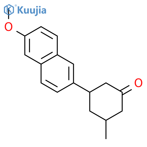 3-(6-Methoxy-2-naphthalenyl)-5-methylcyclohexanone (Impurity) structure