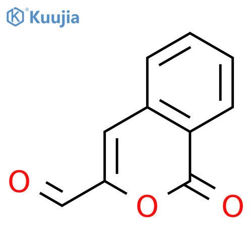 1-oxo-1H-isochromene-3-carbaldehyde structure