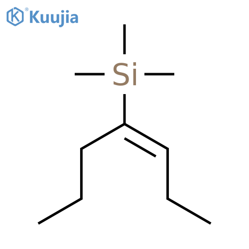 Silane, trimethyl(1-propyl-1-butenyl)- structure