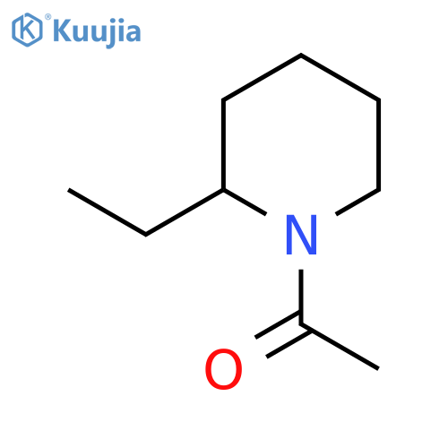 1-(2-ethylpiperidin-1-yl)ethan-1-one structure